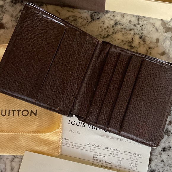 LOUIS VUITTON DAMIER MENS WALLET - Picture 9 of 13